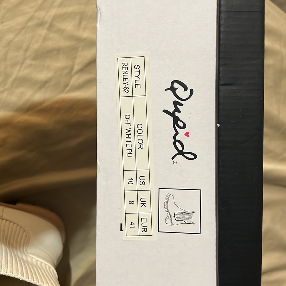 Style:RENLEY-62 color:OFF WHITE PU US:10 EUR:41 UK:8 - Picture 5 of 5